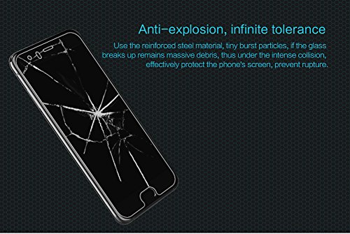 Protector de Pantalla Xiaomi Mi6  NILLKIN Protector de Pantalla de Prima de Cristal Templado Protector Alta Definicion HD   9H Dureza 0 33mm Cristal Templado Protector de Pantalla para Xiaomi Mi6  Transparente