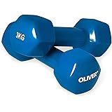 Oliver - Manubri da Fitness, in Vinile, Vari Pesi Disponibili