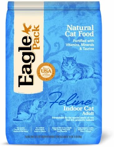 Eagle Pack Natural Pet Food, Indoor Formula For Cats, 12-Pound Bag