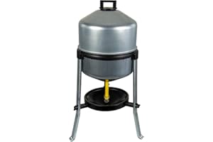 HORIZONT CHICK'A Abreuvoir siphoïde galvanisé sur Pied 22 L pour 25 Poules