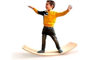 TWR ONLY WOOD Tabla curva Montessori de madera con certificado CE-Fabricación propia en España-natural o barnizada