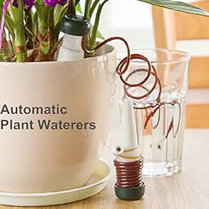 GlobalNiche Garden Automatic Watering Tool Indoor Auto Drip Irrigation Watering System Automatic Plant Waterers Spike for Houseplant