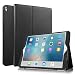 Produktbild Ipad Pro 10.5 Hülle, Boriyuan Echt Leder Case Schutztasche aus echtem Leder mit Standfunktion, Auto Sleep Wake up und Fach für Kreditkarten, mit Displayschutzfolie + Stylus für das Apple Neu Ipad Pro 10.5 Zoll - (Schwarz)