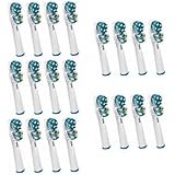 KongKay® 20 X Recambio para Cepillo eléctrico Compatible y en forma Braun Oral-B Dual Clean, Número de modelo: EB 417 (5PK x 4PCS)