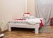 Produktbild Bett 120 x 200 cm Kiefer Weiß mit Lattenrost