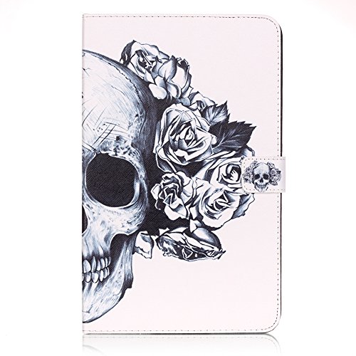 Romtronic Cute Colorful Flip Tasche PU Leder Abdeckung Stand Schutzhülle für Samsung Galaxy Tab A6 10.1 Pouces SM-T580 / SM-T585 + 1 x Schwarz Stylus (Design 05) - 2