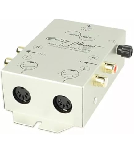 Voorversterker Platenspeler: Dynavox TC-5B Phono Voorversterker MM/MD zilver