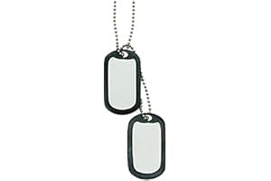 MIL-TEC Miltec Dog Tag US pusta karta dla dorosłych, stal nierdzewna, rozmiar uniwersalny, szara