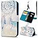 Price comparison product image Sony Xperia XZ2 Compact Case, Beaulife Cover 3D Pattern Leather PU + TPU Silicon Flip Wallet Card Slots Kickstand Magnetic Soft Bumper Anti-Scratch Anti-Slip Full Protection Shell for Sony Xperia XZ2 Compact - Artistic Dreamcatcher
