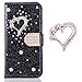 Produktbild Folio Wallet Funkeln Bling Glitzer Strass Diamant für Samsung S10 Plus