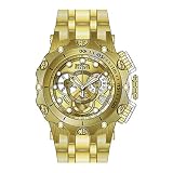 Invicta Reserve Herren-Armbanduhr Armband Edelstahl Gold Schweizer Quarz 27792