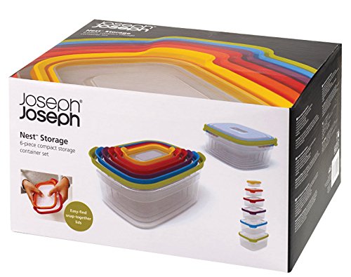 Joseph Joseph Nest Vorratsbehälter-Set, 6-teilig, mehrfarbig - 3