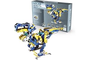 DQB DEQUBE Deqube 925D00153 12-in-1 Hydraulic Solar Robot Transforms into 12 Different Animals – Multiple Functional Movements – Includes Solar Panel, Gearbox and Hydraulic Transmission