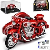 bmw gespann hilfsrahmen Das Fahrzeug ist ca 6 cm lang Cararama B-M-W R25 R25/3 mit Seitenwagen Rot Braun 1949-1956 mit Sockel und Vitrine 1/43 Modell Motorrad