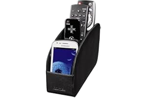 Hama Support de télécommande "Major" (pour 4 télécommandes au maximum, également pour rangement de lunettes, smartphones, contrôleurs, clés USB, porte-télécommande) Noir