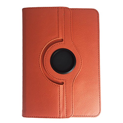 Lenovo TB3-850M – Drehbare Tablet Schutzhülle mit Standfunktion + Touch Pen – Orange 8 Zoll 370 - 3