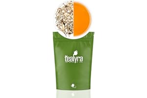 Tealyra - Luxury Jasmine Silver Needle Loose White Tea - Grown in Fujian China - Loose Leaf Tea - Caffeine Level Low - 100g