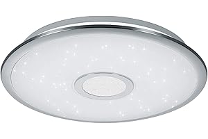 Trio Leuchten Osaka Lampa Sufitowa, Srebrny, 42 cm