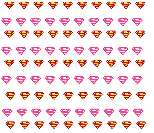 Preisvergleich Produktbild Supergirl Nail Abziehbilder Kunst Extra Klein