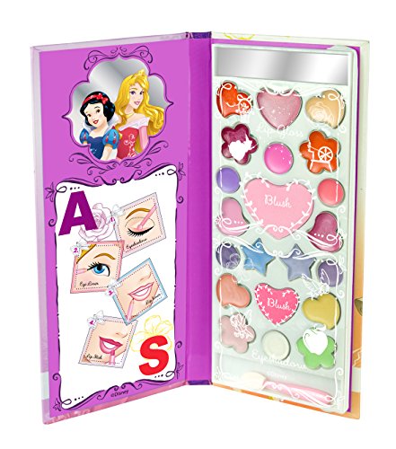 Disney Princess / Prinzessinnen: Magisches Beauty-Book + Make-Up (Lidschatten, Lipgloss, Rouge)