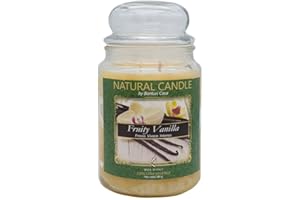 NATURE CANDLE BY BONTURI CASA NATURE CANDLE candela profumata 100% cera vegetale - Giara 580g Fruity Vanilla