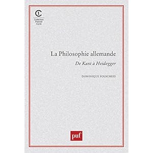 La Philosophie allemande : De Kant à Heidegger Livre en Ligne - Telecharger Ebook