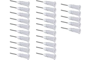 LTKJ Luer Lock Kunststoffspritze, 27 G stumpfe Spitze, Messspritze Werkzeuge zum Messen, Lipgloss, Flüssigkeitsnachfüllen, Dosieren, DIY Handwerk, Öl Nachfüllen, Füttern von Haustieren, Klebeapplikator