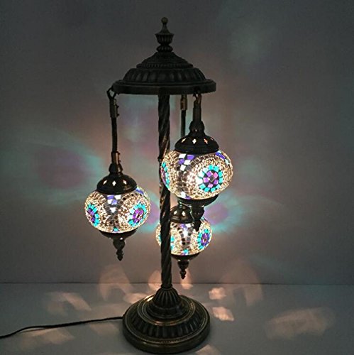 Preisvergleich Produktbild Retro- romantische Pers5onlichkeit-handgemachte Fußboden-Lampen-Studenten-Lernarbeit... , E