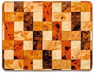Place Mats Large. Melamine Heat Resistant to 160 Celsius in rich browns and caramel Size: 382 x 292 x 4.8mm