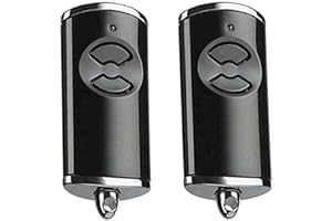 ANBWEHR Lot de 2 émetteurs portatifs pour porte de garage compatibles 868.3 BS MHz compatible avec HSE-4-868-BS, HSE2-868-BS, HS4-868-BS, HS1-868-BS, HSS4-868-BS, HSP4-868-BS