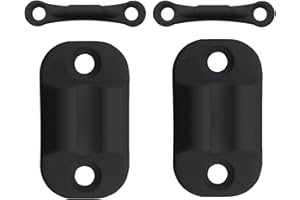 XoeLLe 2 Stück Türfeststeller Wohnwagen Türhalter, Türfeststeller Zubehör für Wohnwagen und Wohnmobil, T-Förmige Türstopp Halteklammer, aus Kunststoff Wohnmobil Zubehör für Wohnwagen(Schwarz)