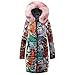Produktbild Yvelands Winter Mantel Outwear lose Baumwolle warme gedruckte Taschen dickere Hasp mit Kapuze damenmantel kurzer Wetterjacke Herbstjacken Warmer Steppjacke Outdoorjacken