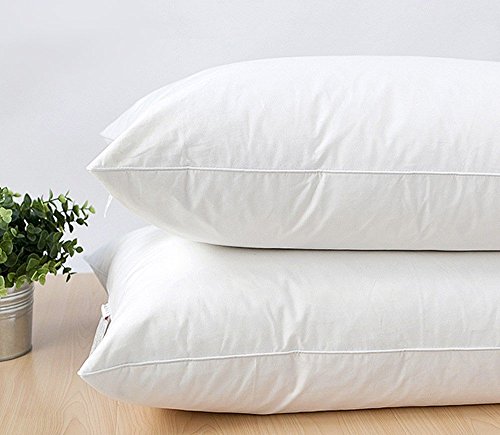 Pillows 2 Pack Microfiber Thick Overfilled Ultra Bounce Back Pillows Virgin Filling Retain Shape Medium Support