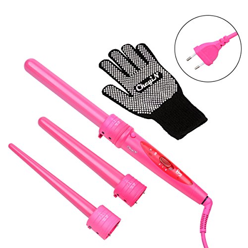 CkeyiN ®3-in-1 Multifunktions Austauschbare Lockenwickler Kit