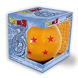 bola de dragon super boing de color naranja, negro Dragon Ball Z Maxi Noche Crystal Light bola lámpara naranja de 4 estrellas con un cable USB