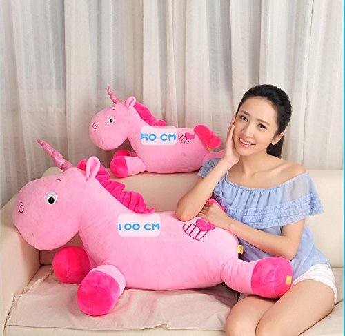 Rainbow Fox Unicorn Plüschtiere Soft Pillow Dekokissen Größe 50cm - 2