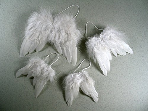 Engelsflügel klein, 9,5 x 7,5cm - 2 Stück.