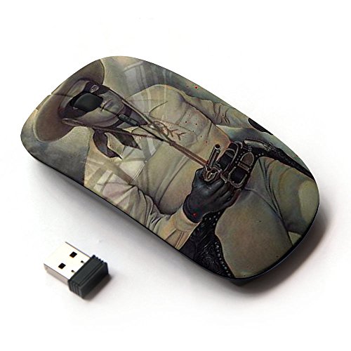 Preisvergleich Produktbild XP-Tech [ Optische 2.4G kabellos Maus ] - Retro Bandit Gun Saloon