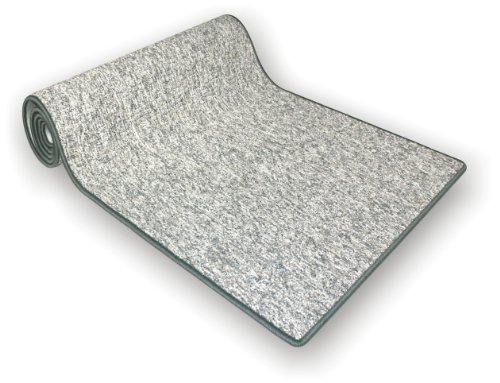 Teppichläufer Tonga grau Teppich Brücke Läufer 50 cm breit robust und unempfindlich 50x100 cm
