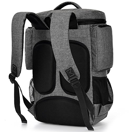 Laptop Rucksack, BRINCH Anti-Träne geräumig Reise Knapsack Rucksack Hikingtasche Studenten College Schulter Rucksack für 17 – 17,3 Zoll Laptop / Notebook / Macbook Computer, Grau - 8