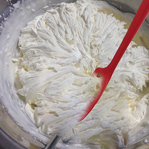 Magic Zone 3teiliges Silikon Spatula Teigschaber  Set mit bequeme breite Griff, Silikon Kopf ist Wärme Safe & Gentile auf Non Stick Oberflächen, zum Backen oder Dünsten - 7