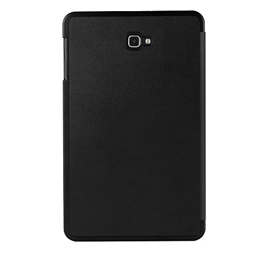 [Neue Version] Galaxy Tab A 10.1 Hülle Case, Simpeak Ultra Dünn Tab A 10.1 Holster, mit Standfunktion und Auto Sleep / Wake Up Funktion Slim Leder Schutzhülle Perfekt Geeignet für Samsung Tab A 10.1 (2016) Wi-Fi/ LTE T580N/ T585N Tablet (Schwarz, Ultra Dünn) - 6