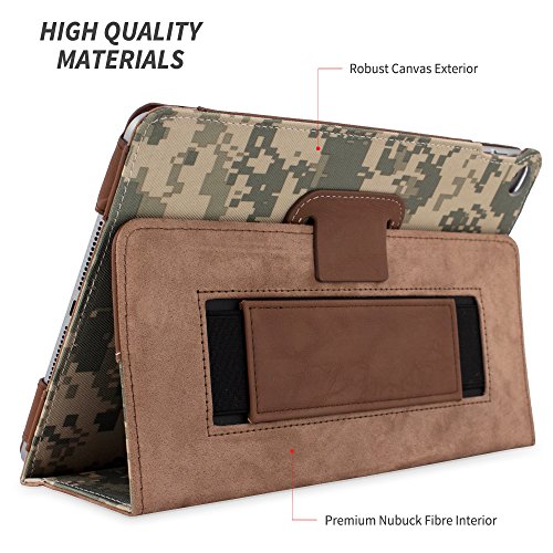 iPad Air 2 Hülle (Camouflage ), Snugg – Smart Case mit lebenslanger Garantie + Sleep / Wake Funktion - 4