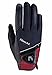 Produktbild Roeckl madrid (london) Reithandschuhe - schwarz/rot - 7.5