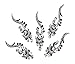5 X SILVER BINDI GLITTER CRYSTAL SELF ADHESIVE DIAMANTE GEM BRIDAL TIKKA DOT BOLLYWOOD FESTIVAL (D13)