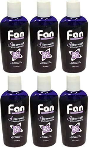 Fan Effektspülung silberweiss 100ml, 6er Pack (6 x 100ml)