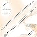 Blackhead Remover Blackhead extractor BESTOPE Blackhead Remover Pimple Acne Blackhead extractor, Best Hygienic Comedone Removal Kit for Blemish, Whitehead Popping, Zit Removing and Risk Free Nose Face Skin with Leather Case