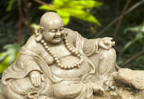 Toller Zimmerbrunnen Buddha mit Led Lampe Raumbelüfter Figur - 2