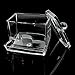 Voberry® 1 Clear Pcs Q-tip Swab Acrylic Cotton Organizer Box Cosmetic Stick Holder Storage
