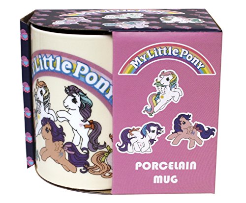 My Little Pony Porcelain Mug. Features the original 80s logo design and would make a lovely gift idea for both Mum's and daughters.